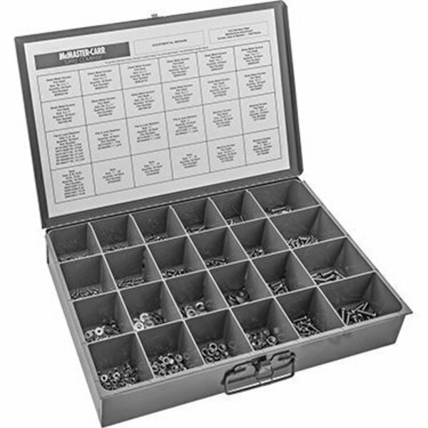 Bsc Preferred Fastener Maintenance Assortment with 1550 Pieces 18-8 Stainless Steel 90970A350